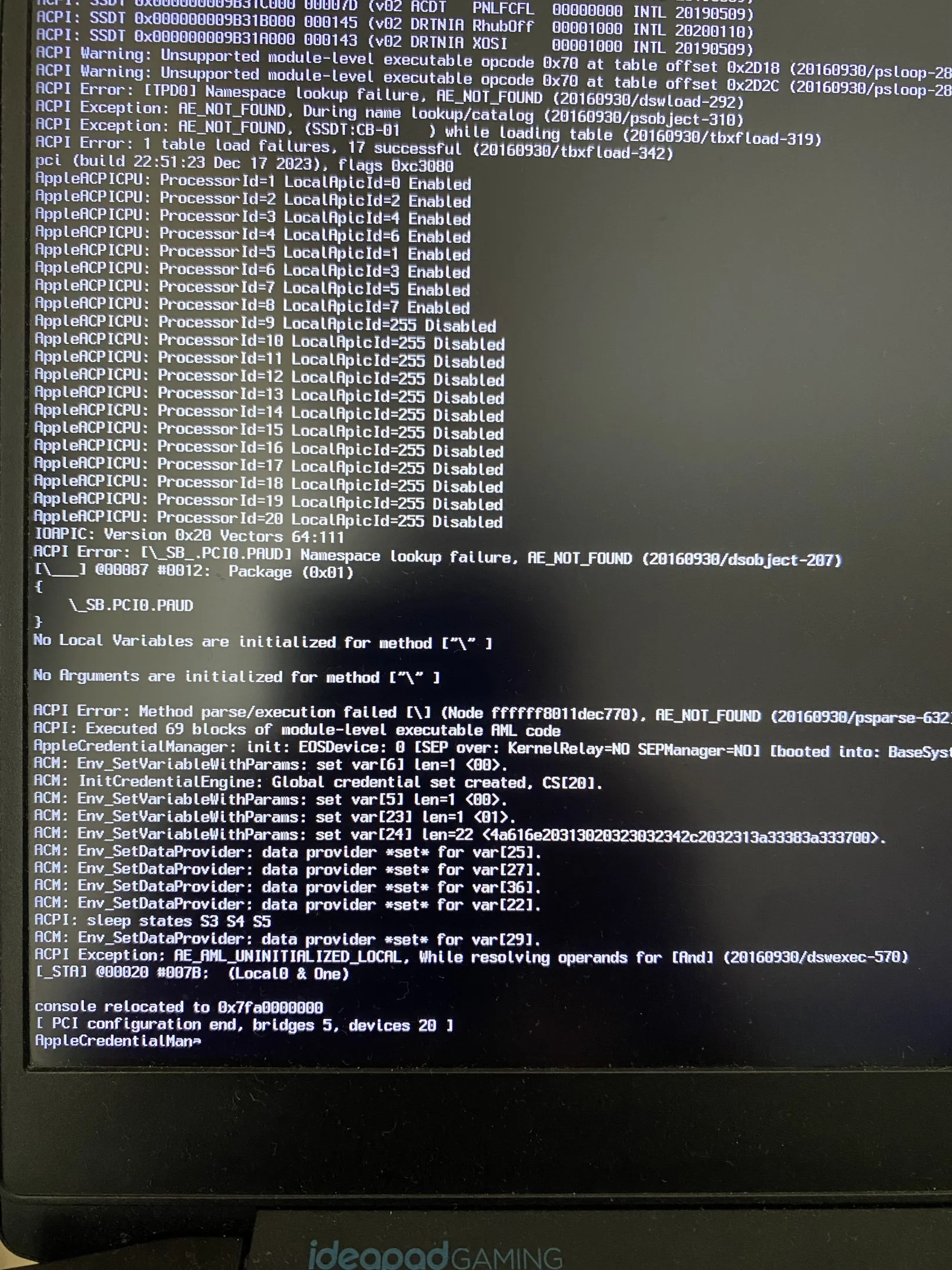 Lenovo IdeaPad Gaming 3 Hackintosh kurarken donup kalıyor | Techolay Sosyal